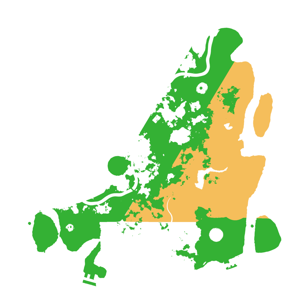 Biome Rust Map: Procedural Map, Size: 4000, Seed: 627