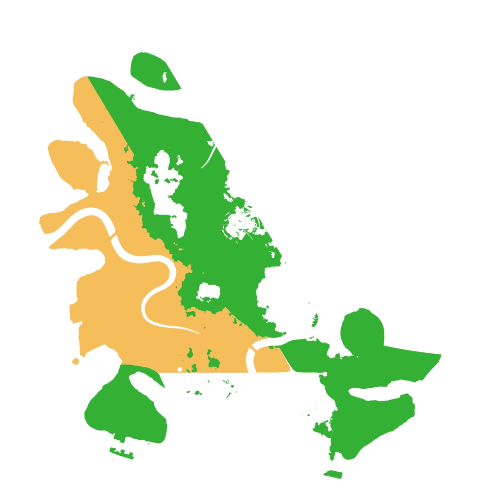 Biome Rust Map: Procedural Map, Size: 3000, Seed: 41142266