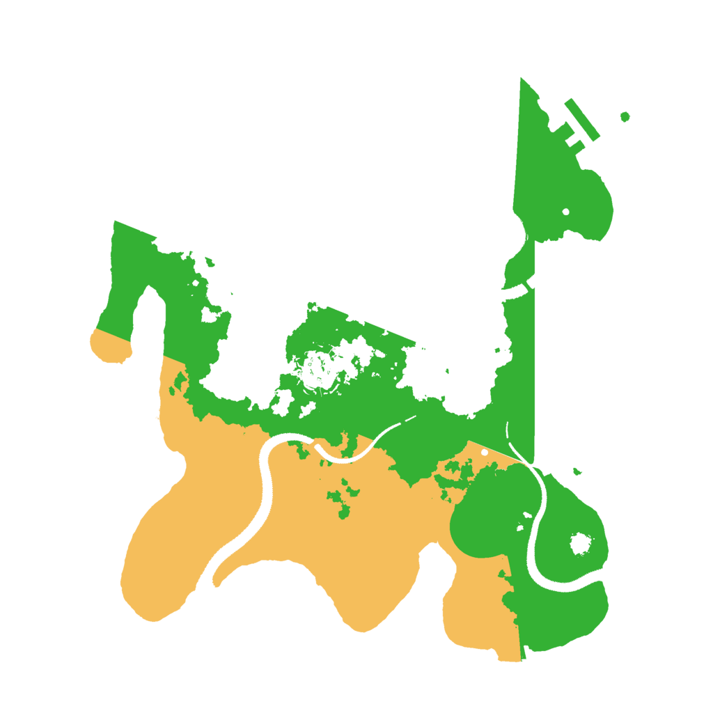 Biome Rust Map: Procedural Map, Size: 3000, Seed: 2314796