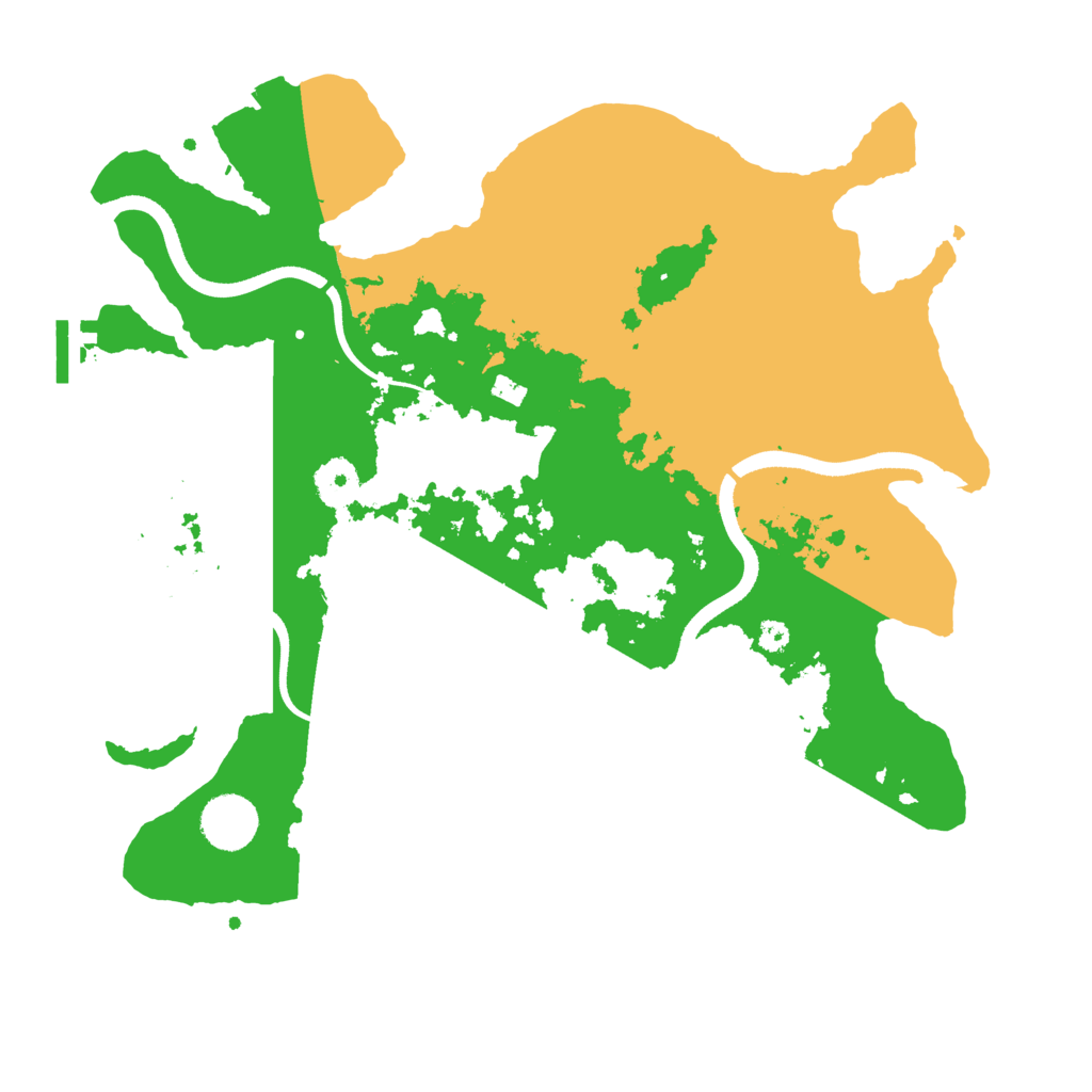 Biome Rust Map: Procedural Map, Size: 3500, Seed: 1266688156