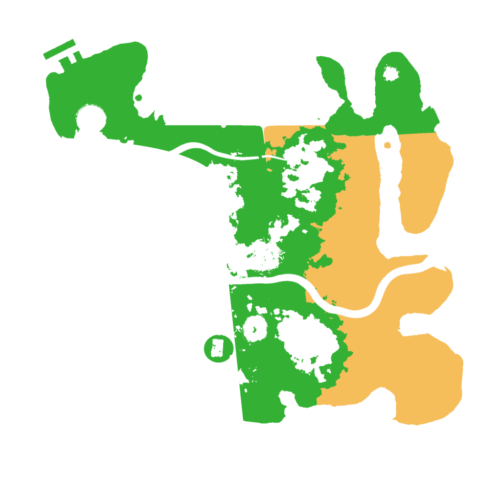 Biome Rust Map: Procedural Map, Size: 3000, Seed: 4105379