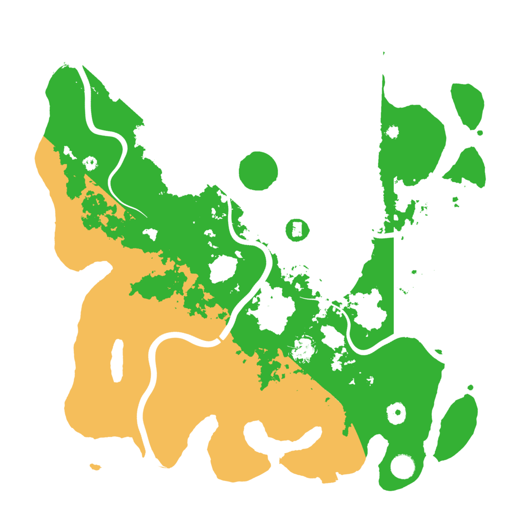 Biome Rust Map: Procedural Map, Size: 3800, Seed: 1145214286