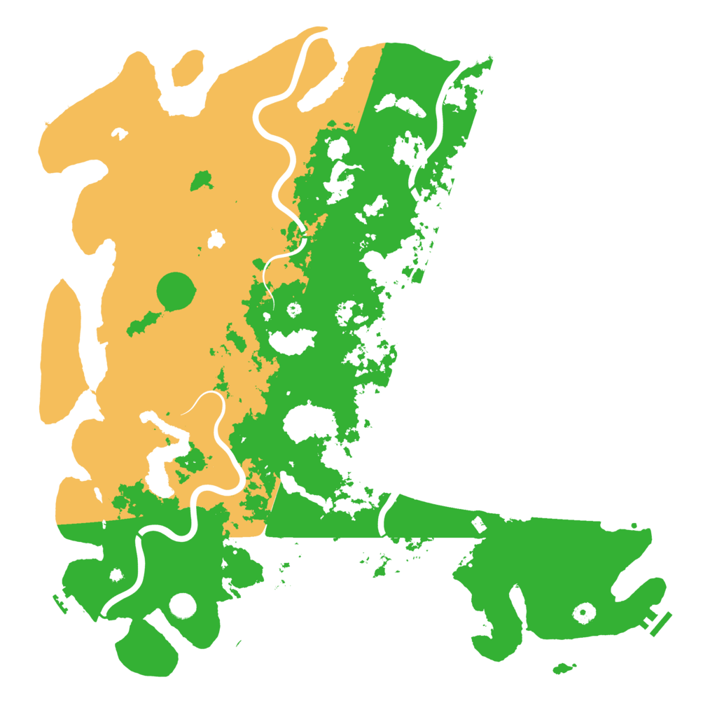 Biome Rust Map: Procedural Map, Size: 5000, Seed: 999312059