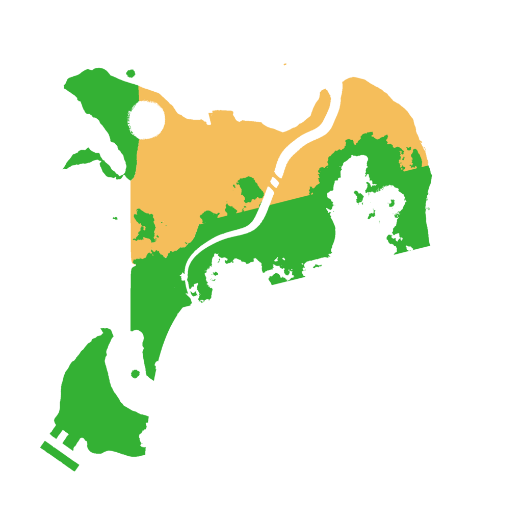Biome Rust Map: Procedural Map, Size: 2500, Seed: 21012015