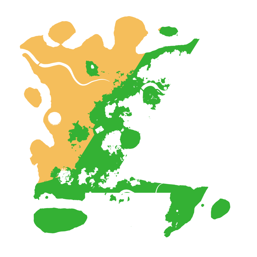 Biome Rust Map: Procedural Map, Size: 3500, Seed: 211190