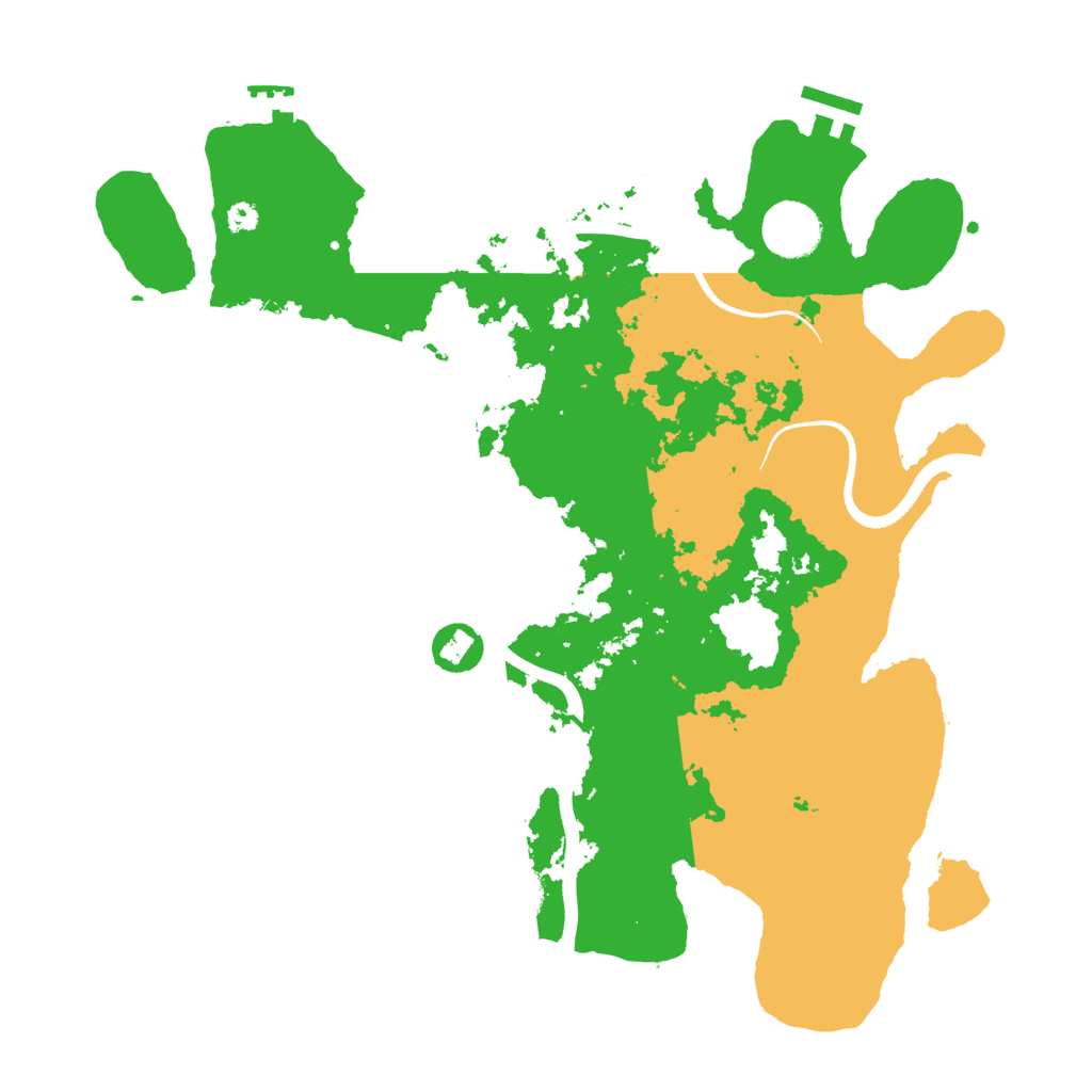Biome Rust Map: Procedural Map, Size: 3575, Seed: 34785532