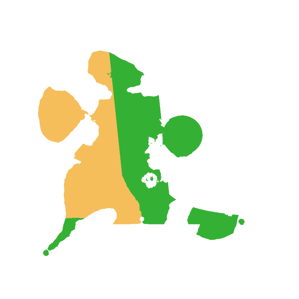 Biome Rust Map: Procedural Map, Size: 2000, Seed: 533222