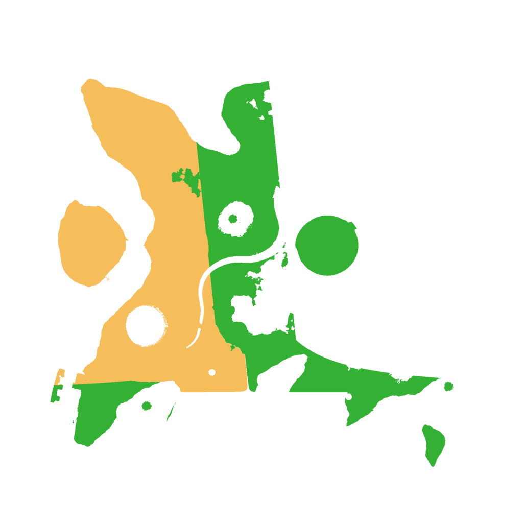 Biome Rust Map: Procedural Map, Size: 2300, Seed: 533222