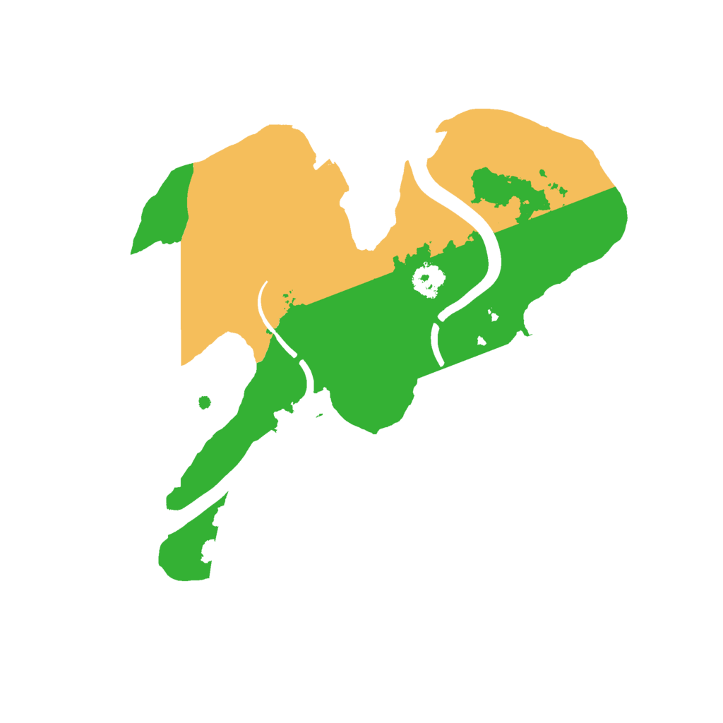 Biome Rust Map: Procedural Map, Size: 2300, Seed: 62345