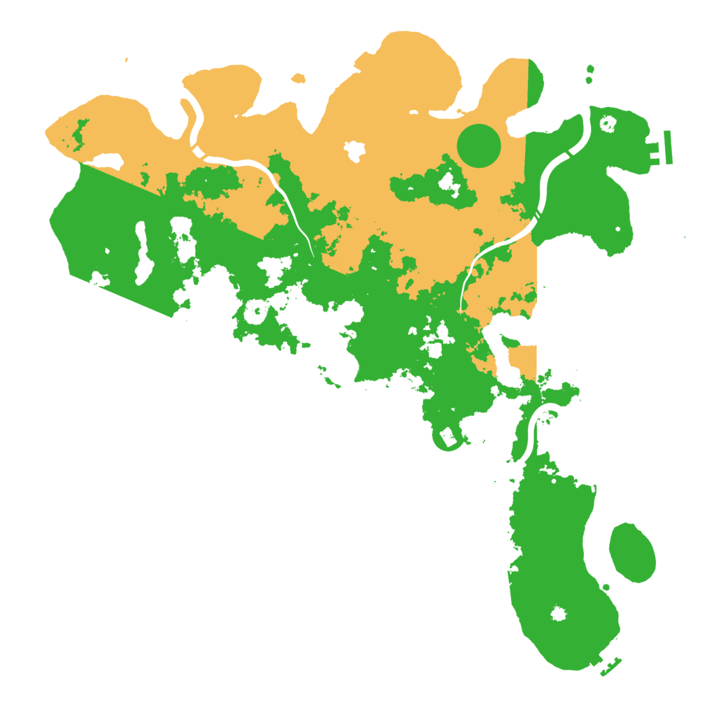 Biome Rust Map: Procedural Map, Size: 4300, Seed: 10922922