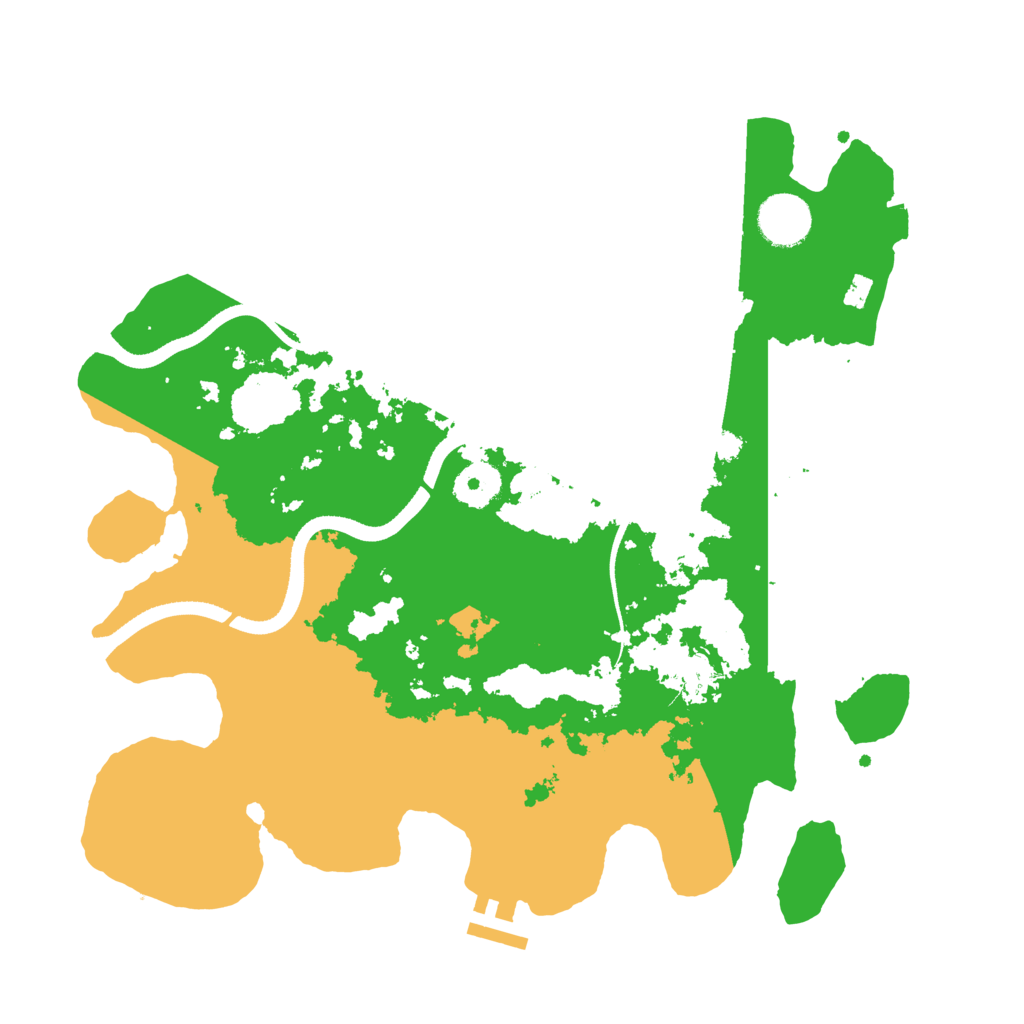 Biome Rust Map: Procedural Map, Size: 3400, Seed: 21673