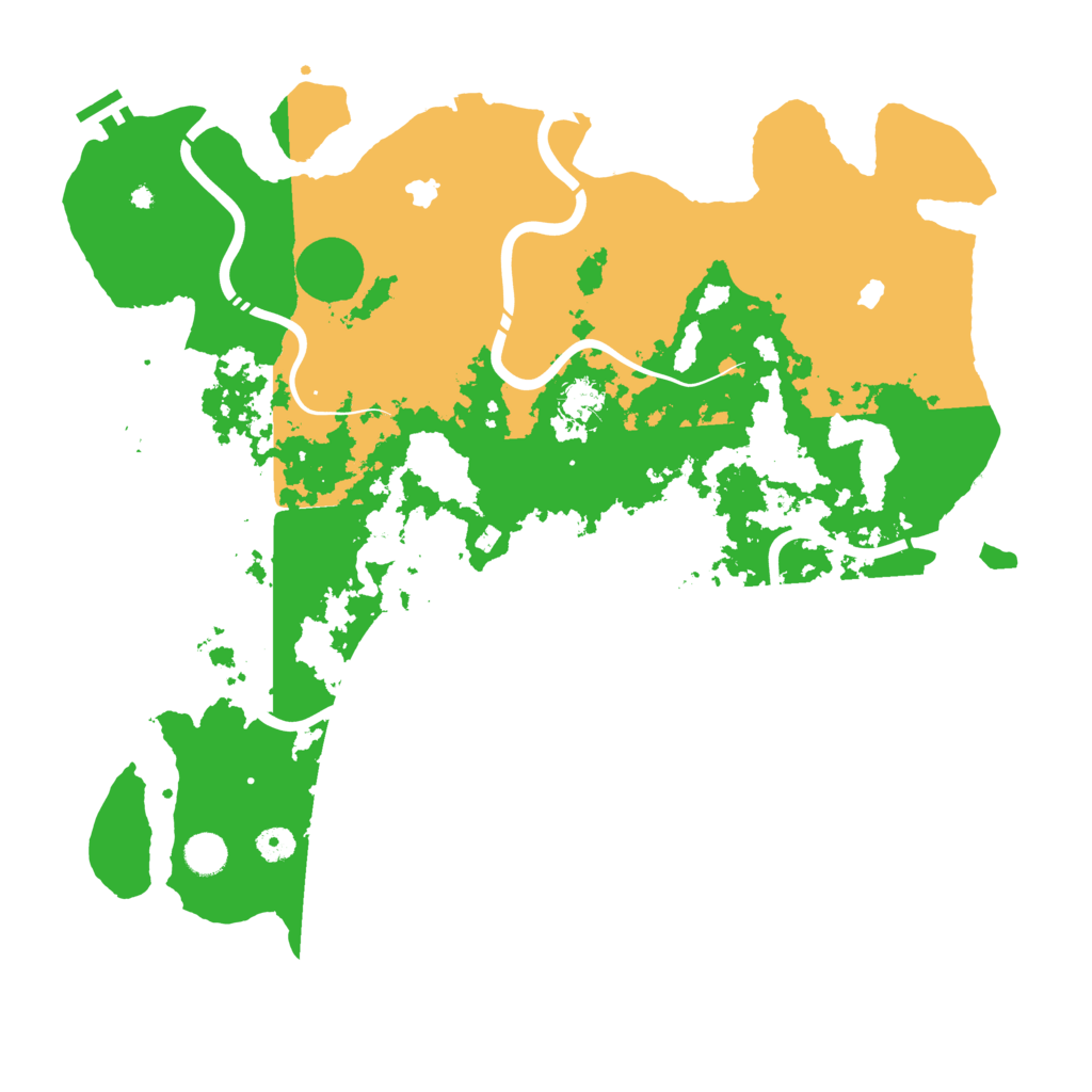 Biome Rust Map: Procedural Map, Size: 4500, Seed: 522111409