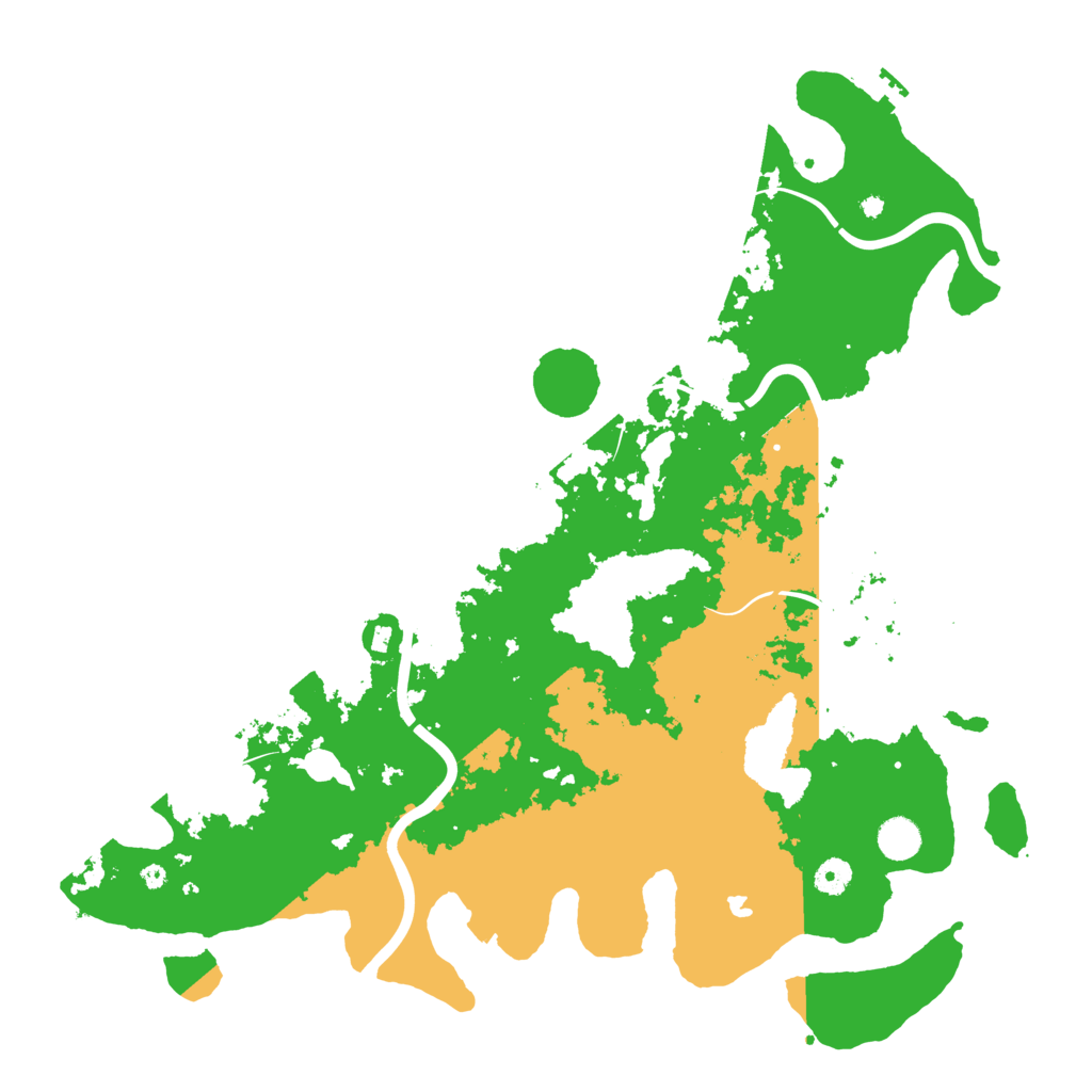 Biome Rust Map: Procedural Map, Size: 4500, Seed: 474003617