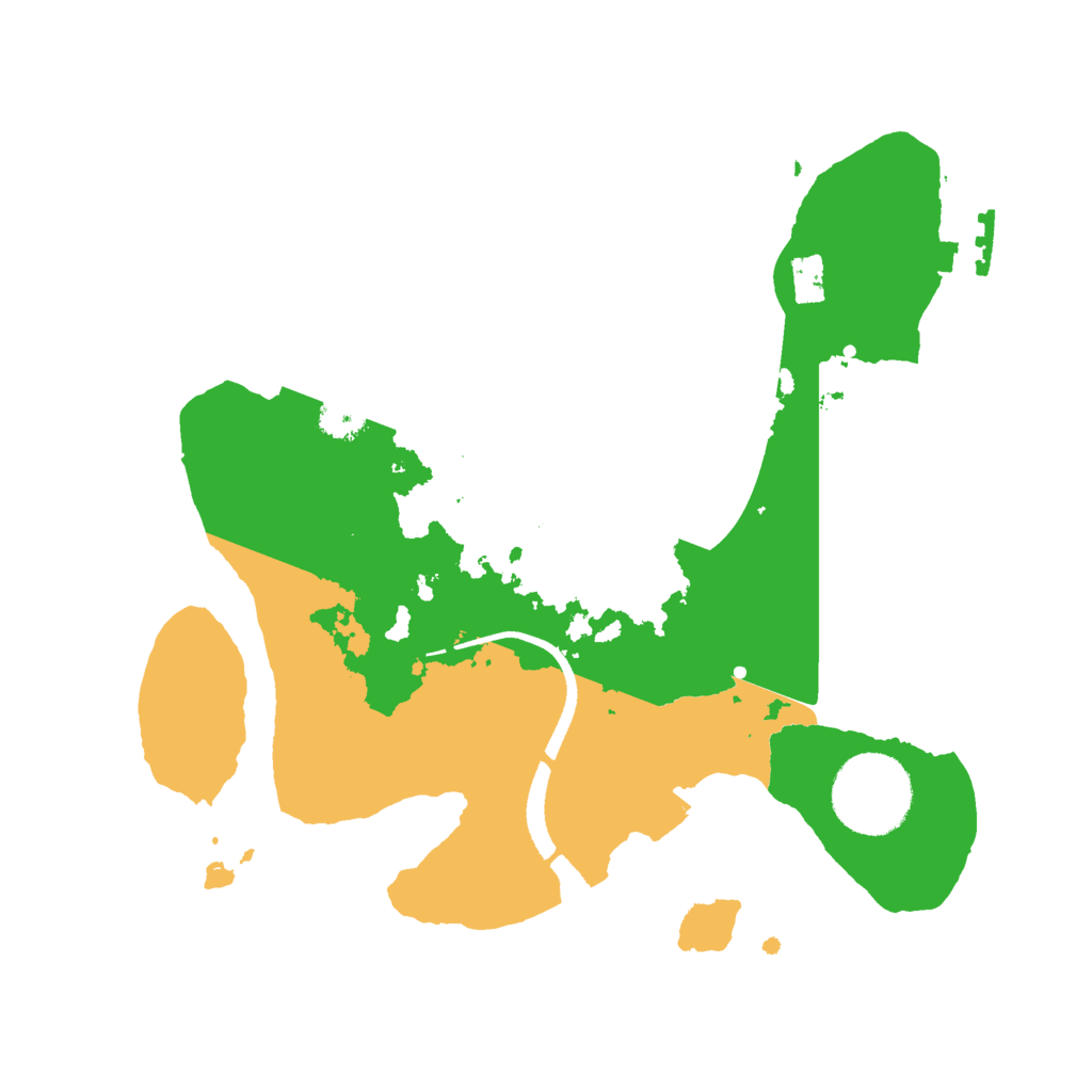 Biome Rust Map: Procedural Map, Size: 2500, Seed: 1512321206