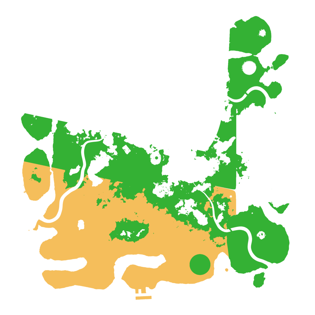 Biome Rust Map: Procedural Map, Size: 4000, Seed: 6847913