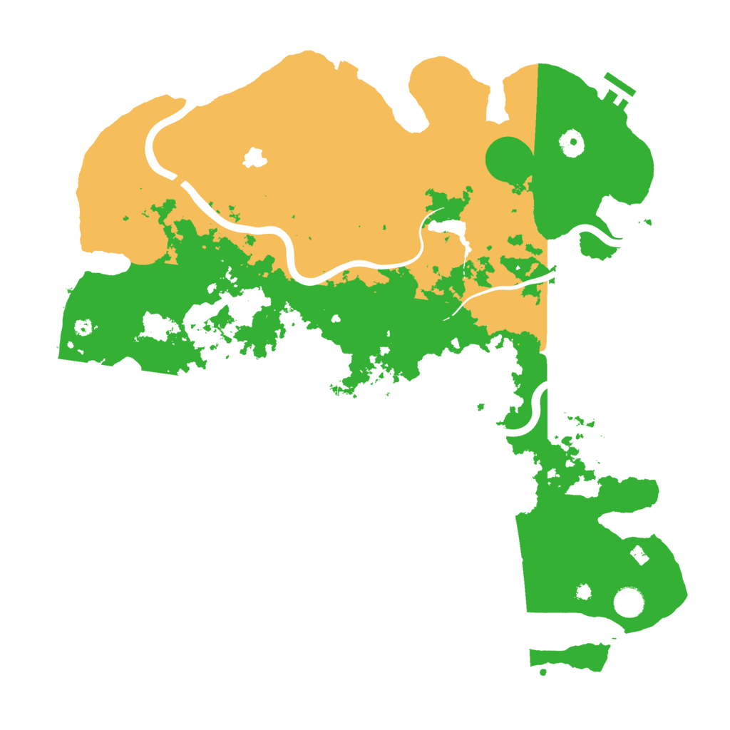 Biome Rust Map: Procedural Map, Size: 4250, Seed: 4344