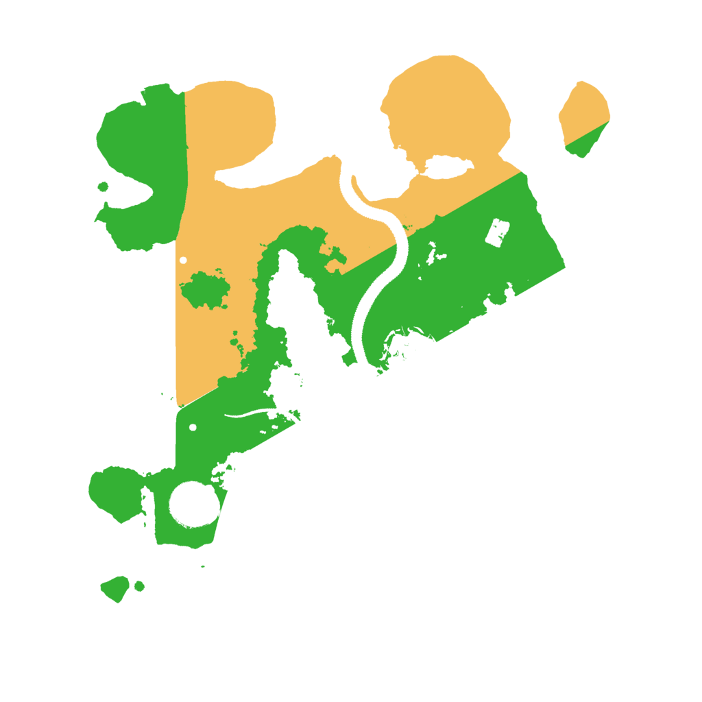 Biome Rust Map: Procedural Map, Size: 2800, Seed: 361079947