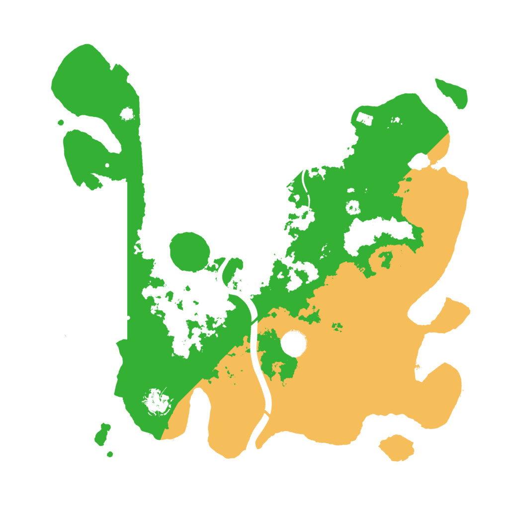 Biome Rust Map: Procedural Map, Size: 3500, Seed: 2121427622