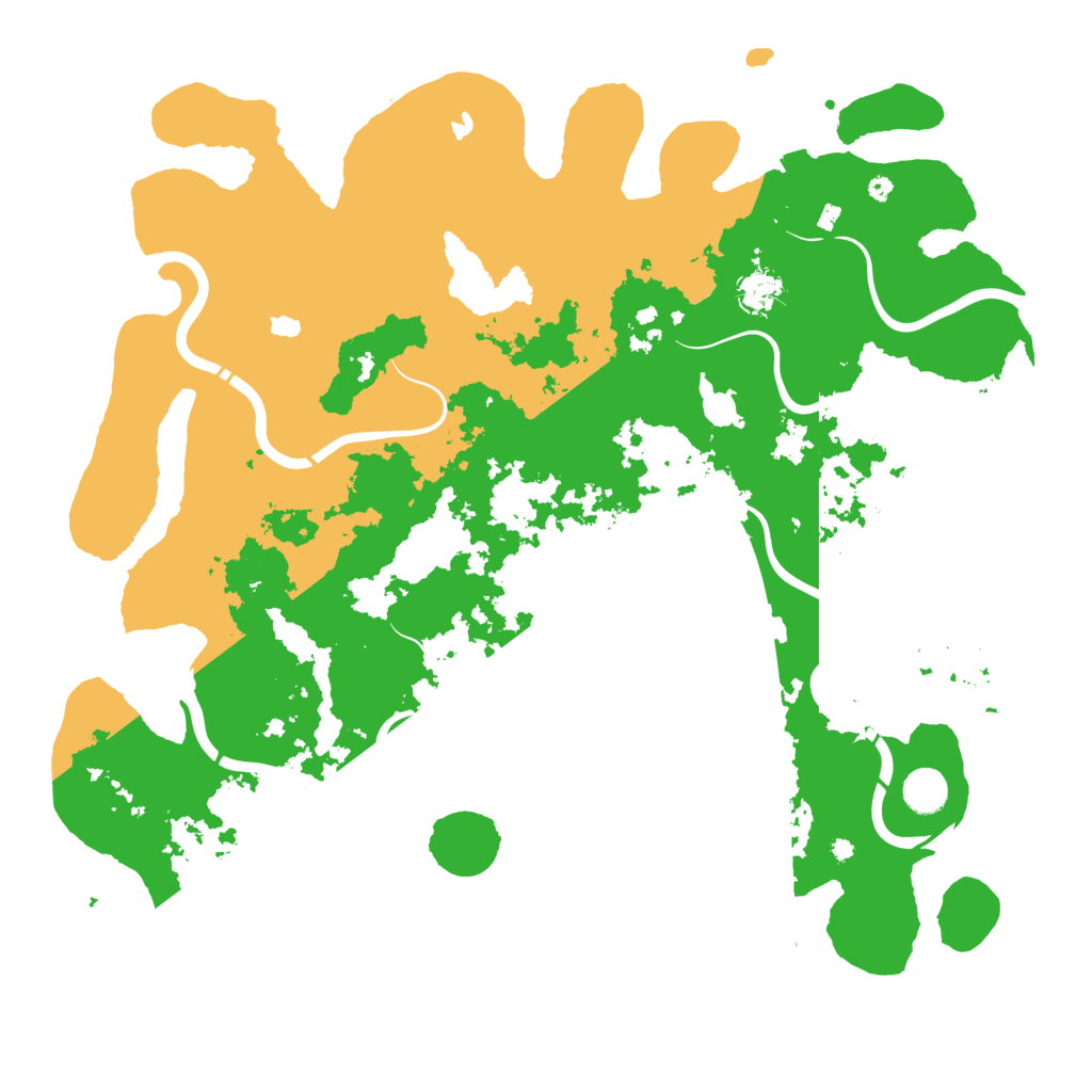 Biome Rust Map: Procedural Map, Size: 4500, Seed: 5000453