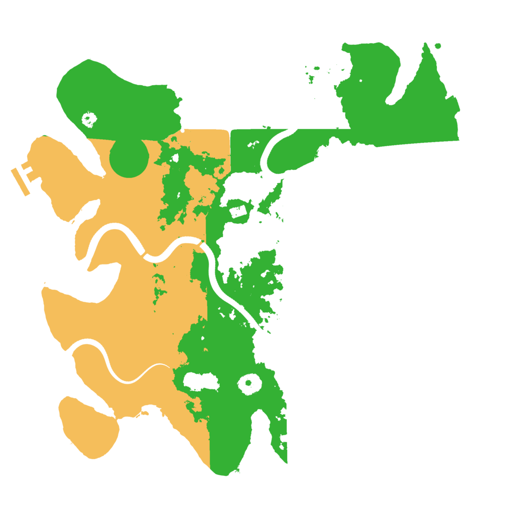 Biome Rust Map: Procedural Map, Size: 3500, Seed: 699338708