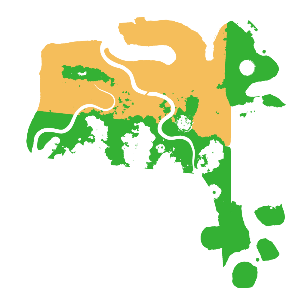 Biome Rust Map: Procedural Map, Size: 3500, Seed: 1142802539