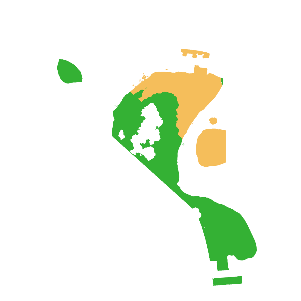 Biome Rust Map: Procedural Map, Size: 1600, Seed: 482931