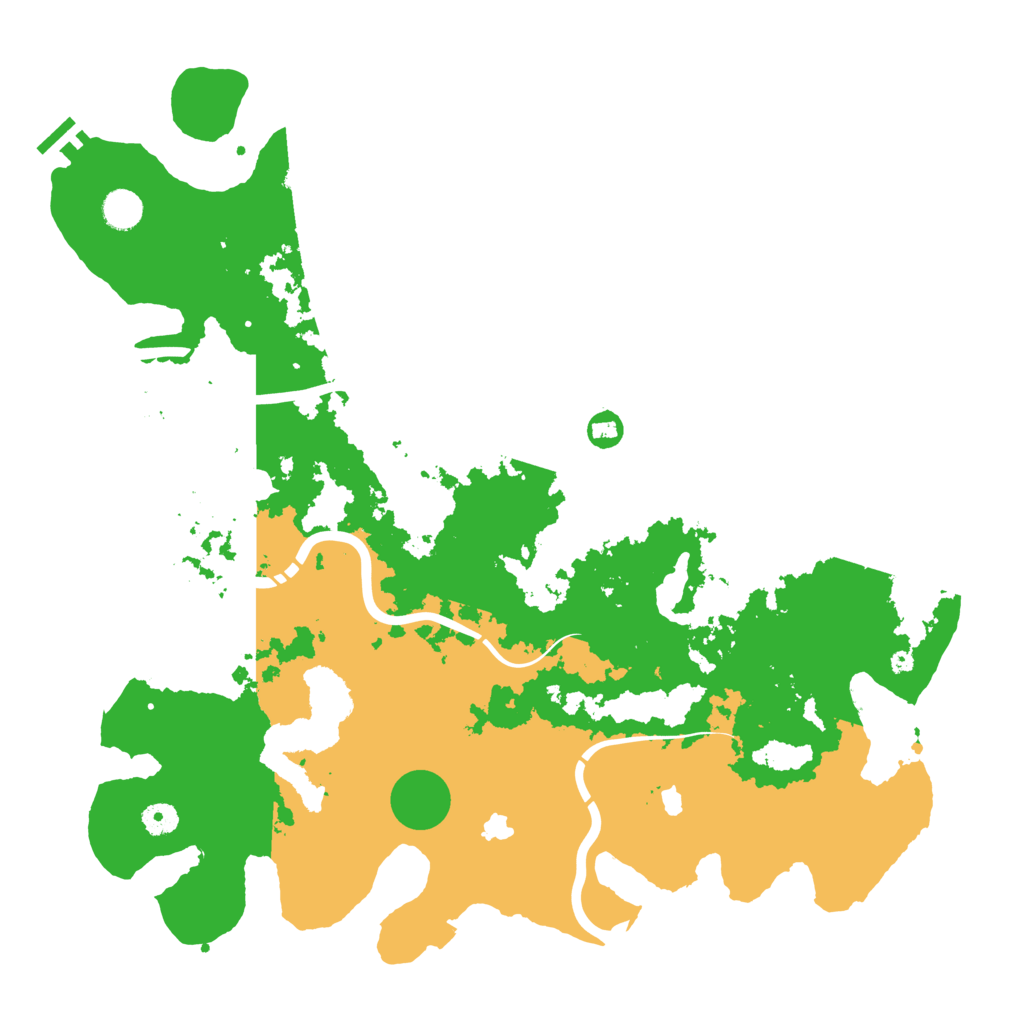 Biome Rust Map: Procedural Map, Size: 4500, Seed: 12464782