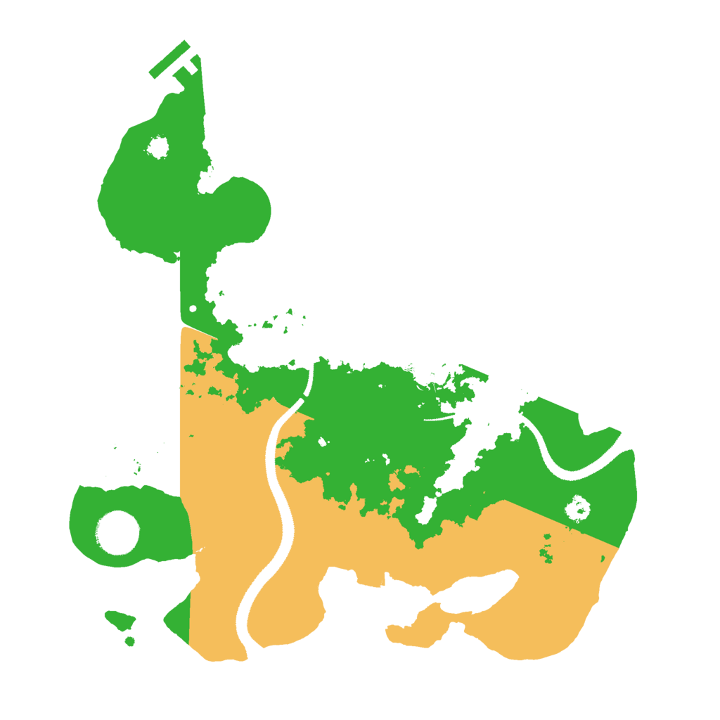 Biome Rust Map: Procedural Map, Size: 3000, Seed: 1912854865