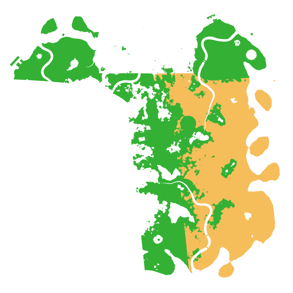 Biome Rust Map: Procedural Map, Size: 5000, Seed: 1465347856