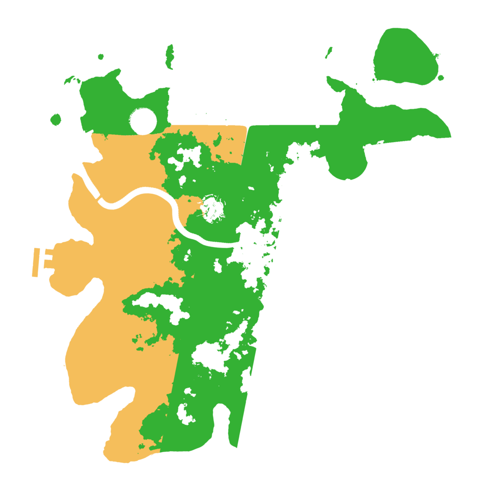 Biome Rust Map: Procedural Map, Size: 3500, Seed: 1536137507