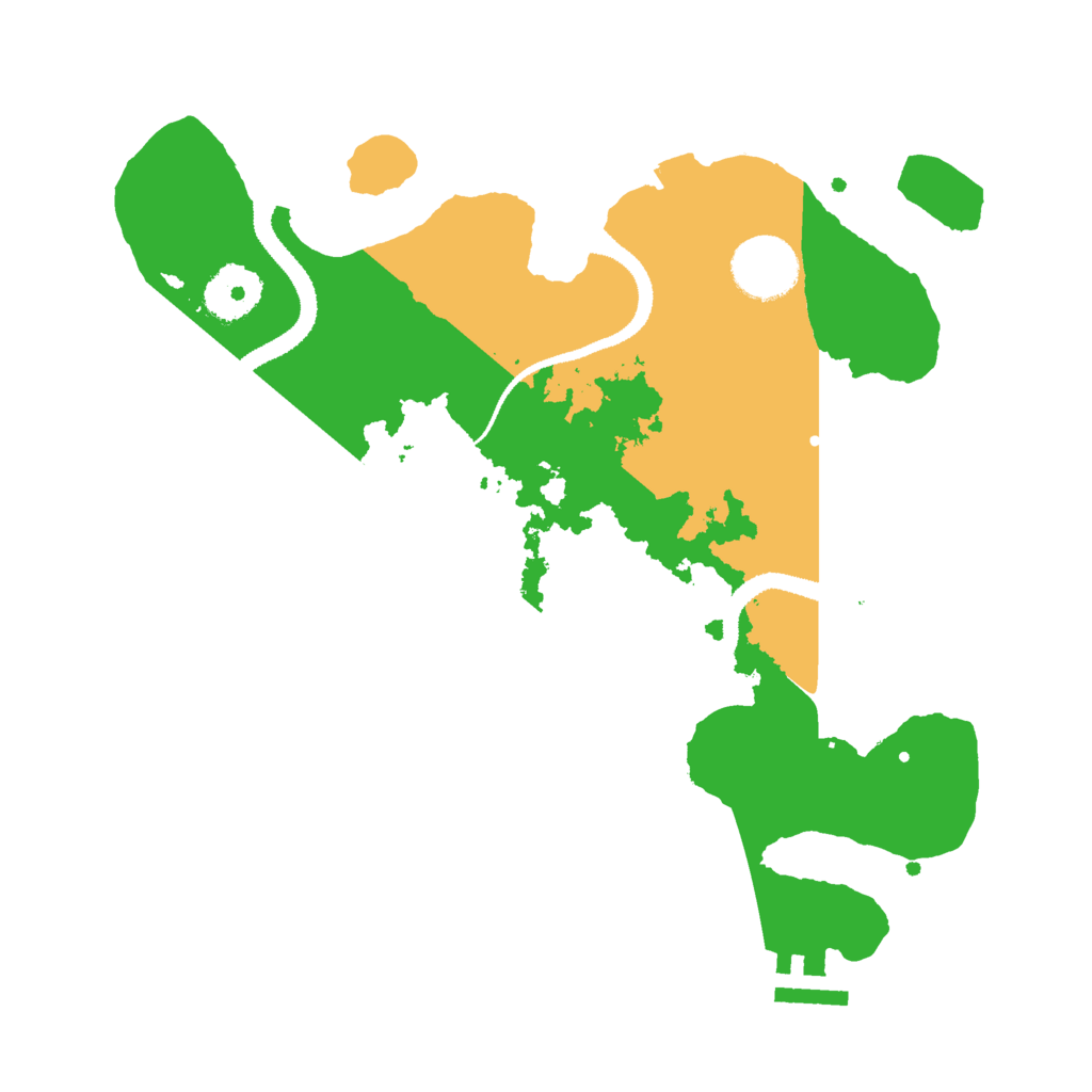 Biome Rust Map: Procedural Map, Size: 3000, Seed: 63789456