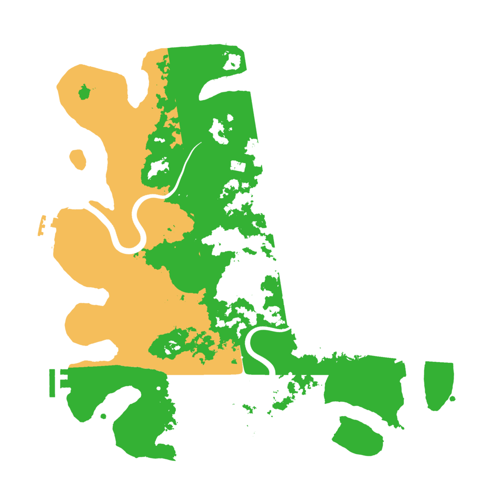 Biome Rust Map: Procedural Map, Size: 3600, Seed: 873806
