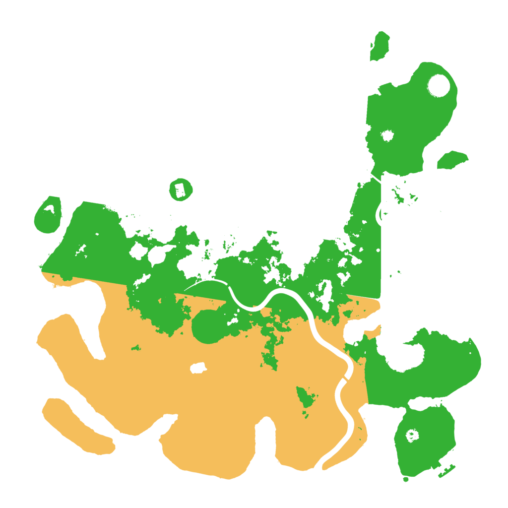 Biome Rust Map: Procedural Map, Size: 4000, Seed: 258617