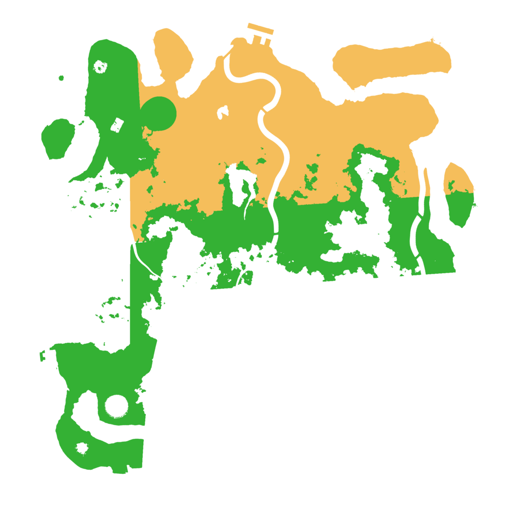 Biome Rust Map: Procedural Map, Size: 4000, Seed: 546546