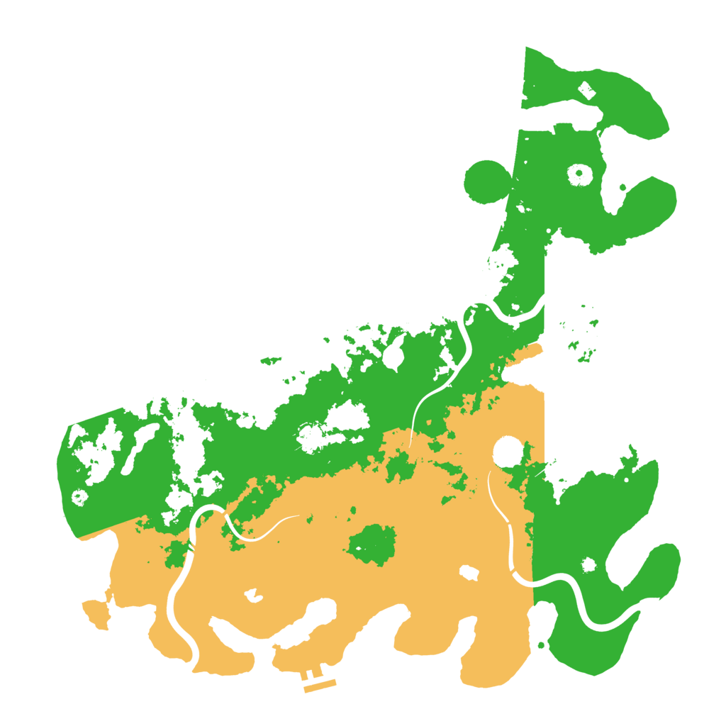Biome Rust Map: Procedural Map, Size: 4500, Seed: 1177005034