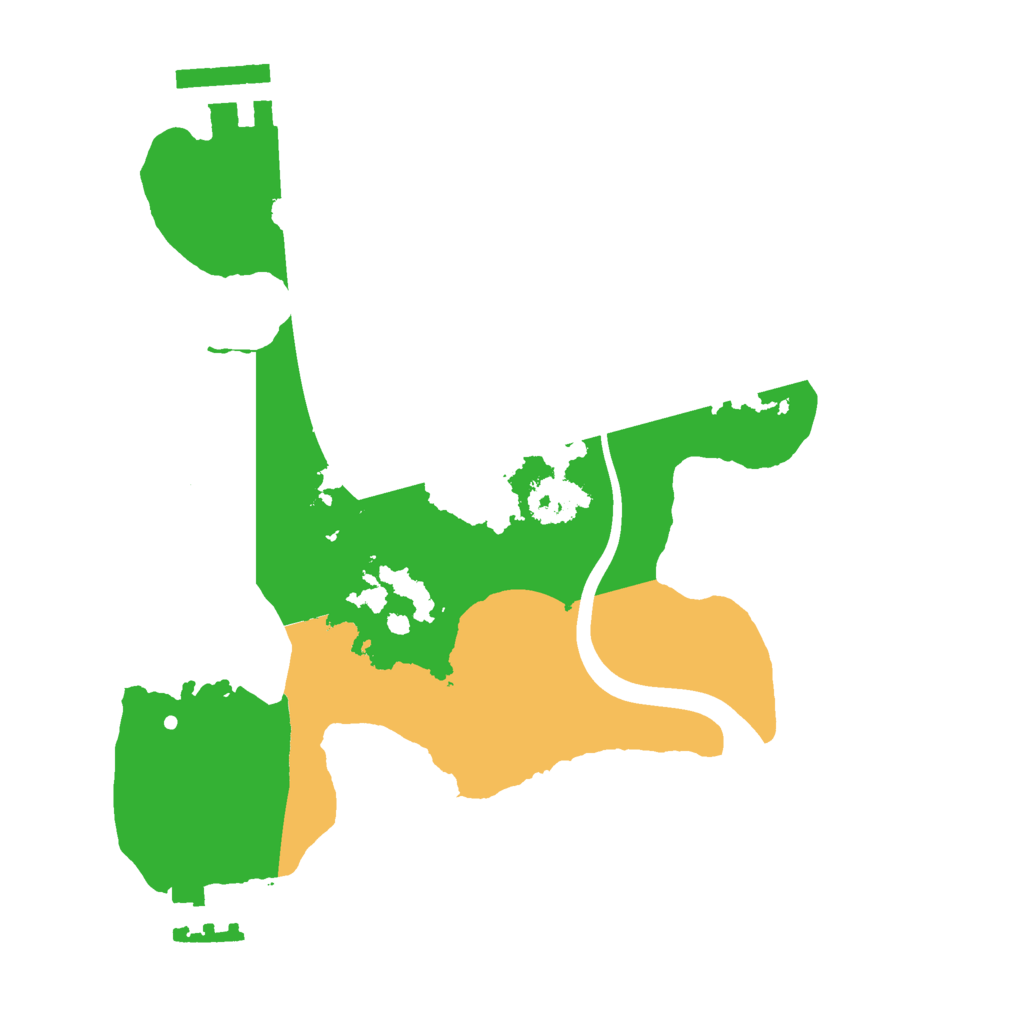 Biome Rust Map: Procedural Map, Size: 2200, Seed: 6307258