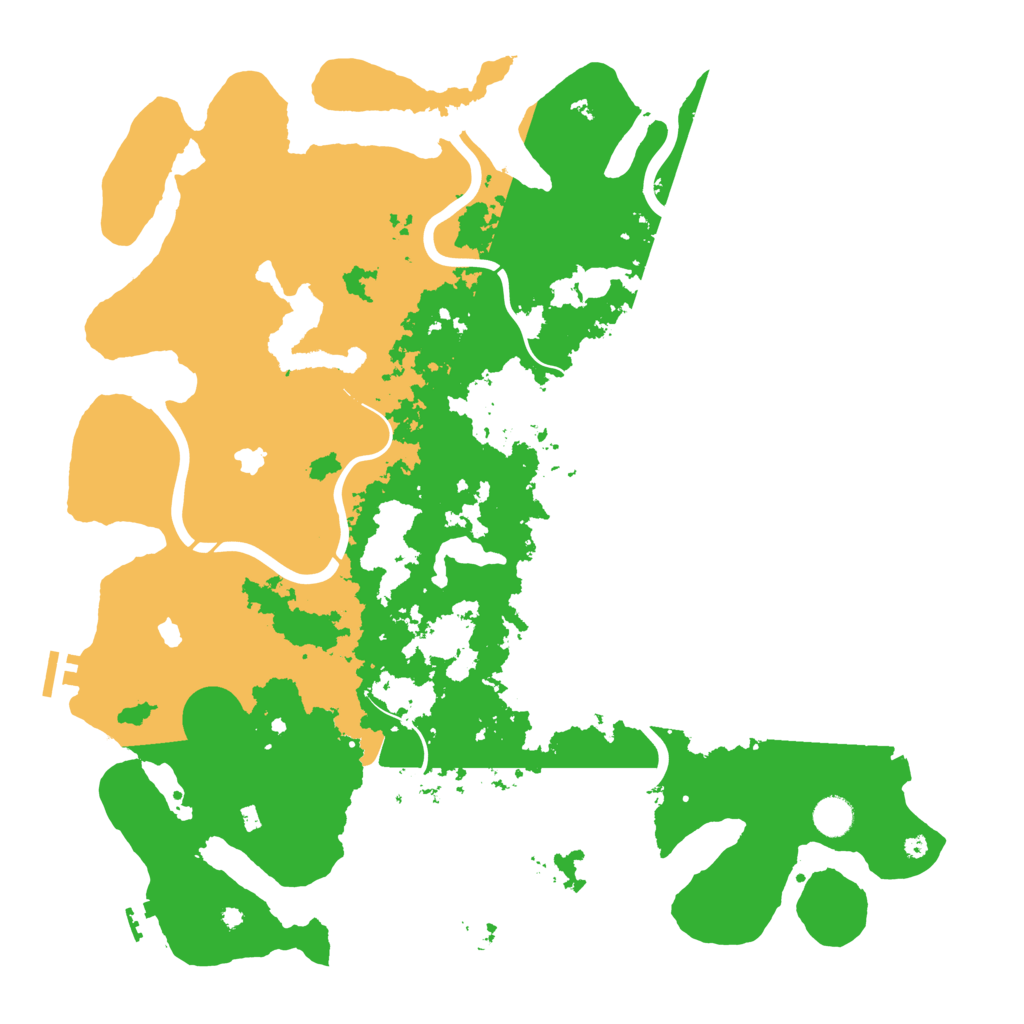 Biome Rust Map: Procedural Map, Size: 4500, Seed: 565463170