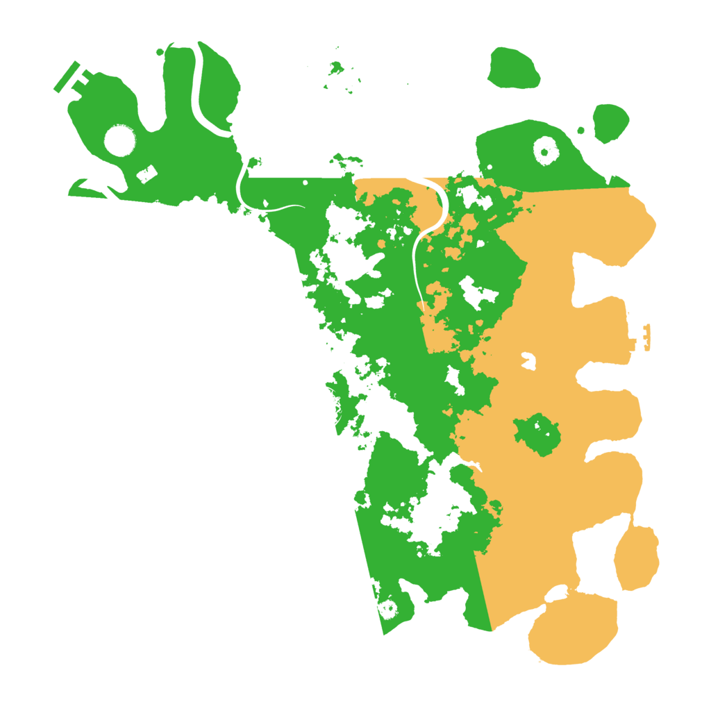 Biome Rust Map: Procedural Map, Size: 4000, Seed: 615467664