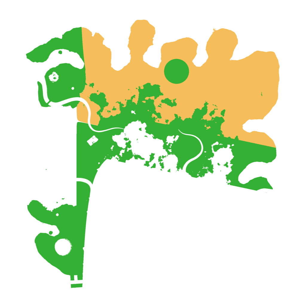 Biome Rust Map: Procedural Map, Size: 3250, Seed: 654514