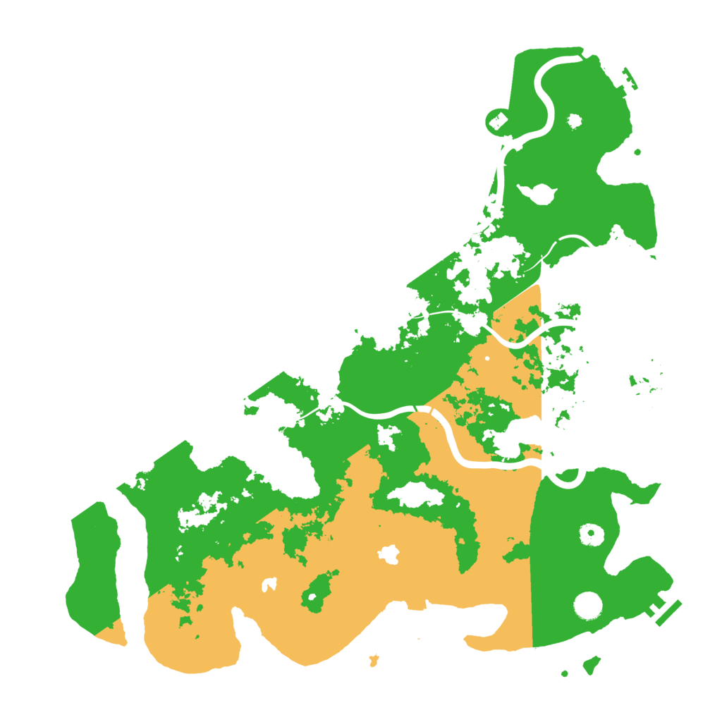 Biome Rust Map: Procedural Map, Size: 4500, Seed: 881199756