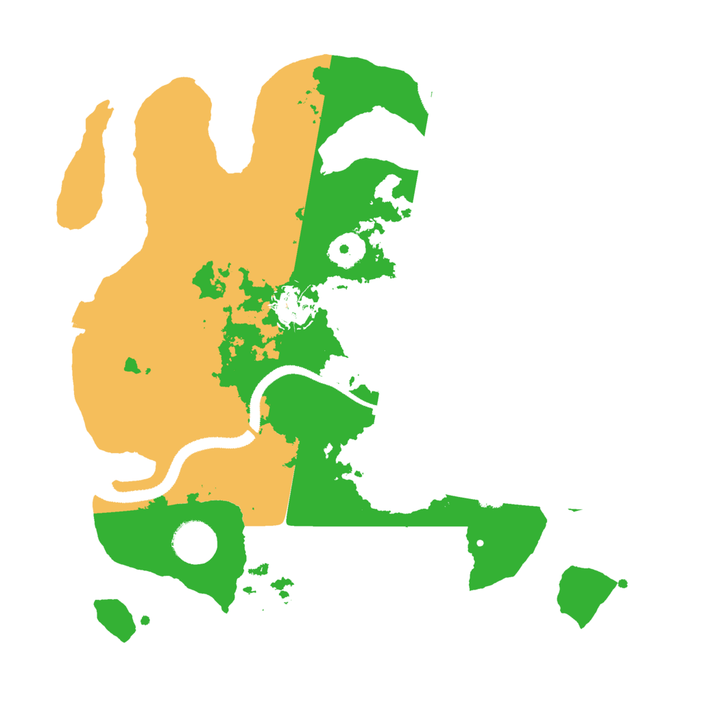 Biome Rust Map: Procedural Map, Size: 3000, Seed: 984165