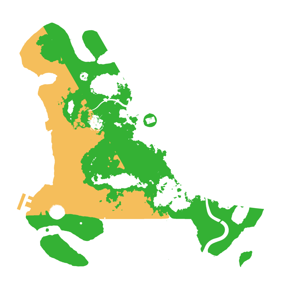 Biome Rust Map: Procedural Map, Size: 3500, Seed: 148034418