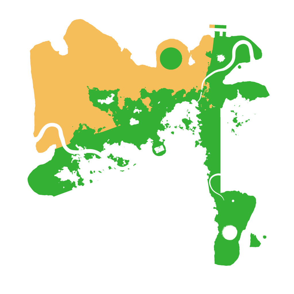 Biome Rust Map: Procedural Map, Size: 3500, Seed: 656782