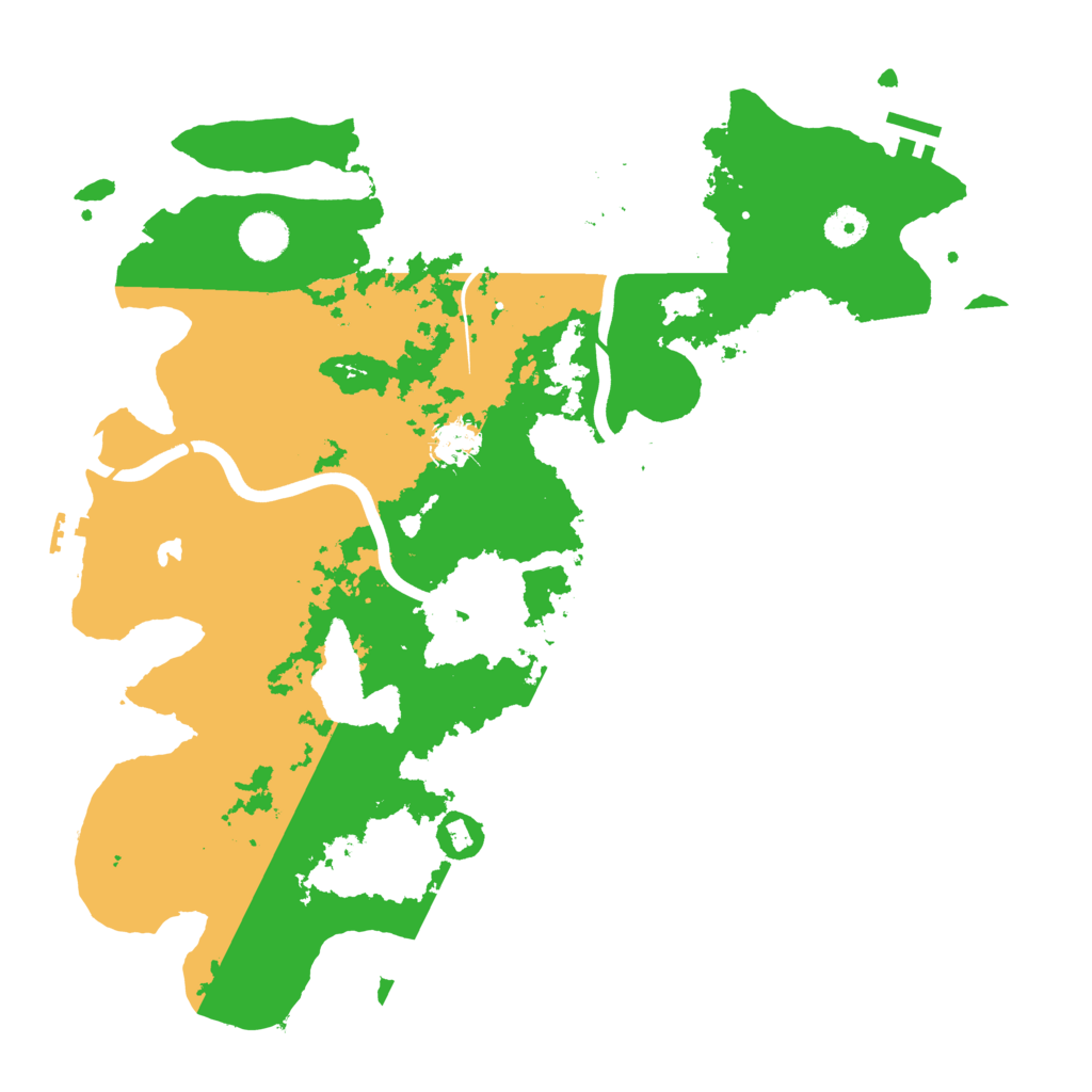 Biome Rust Map: Procedural Map, Size: 4000, Seed: 1182419998