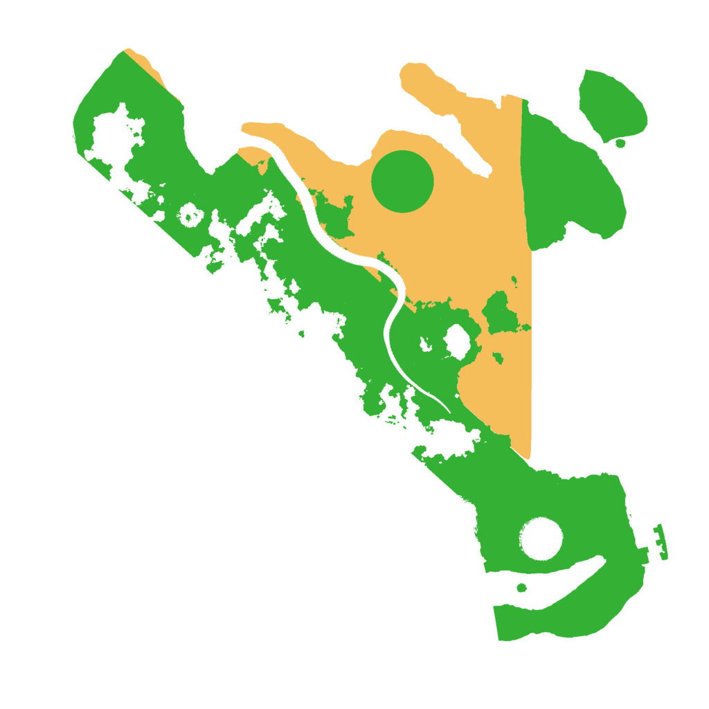 Biome Rust Map: Procedural Map, Size: 3000, Seed: 2458738