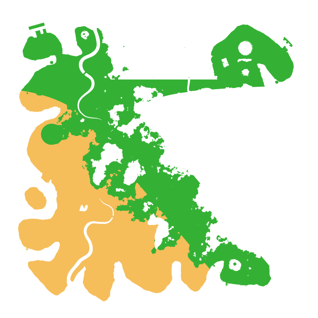 Biome Rust Map: Procedural Map, Size: 4000, Seed: 9930