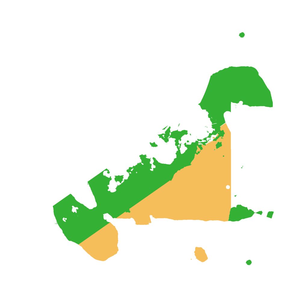 Biome Rust Map: Procedural Map, Size: 2300, Seed: 84719471