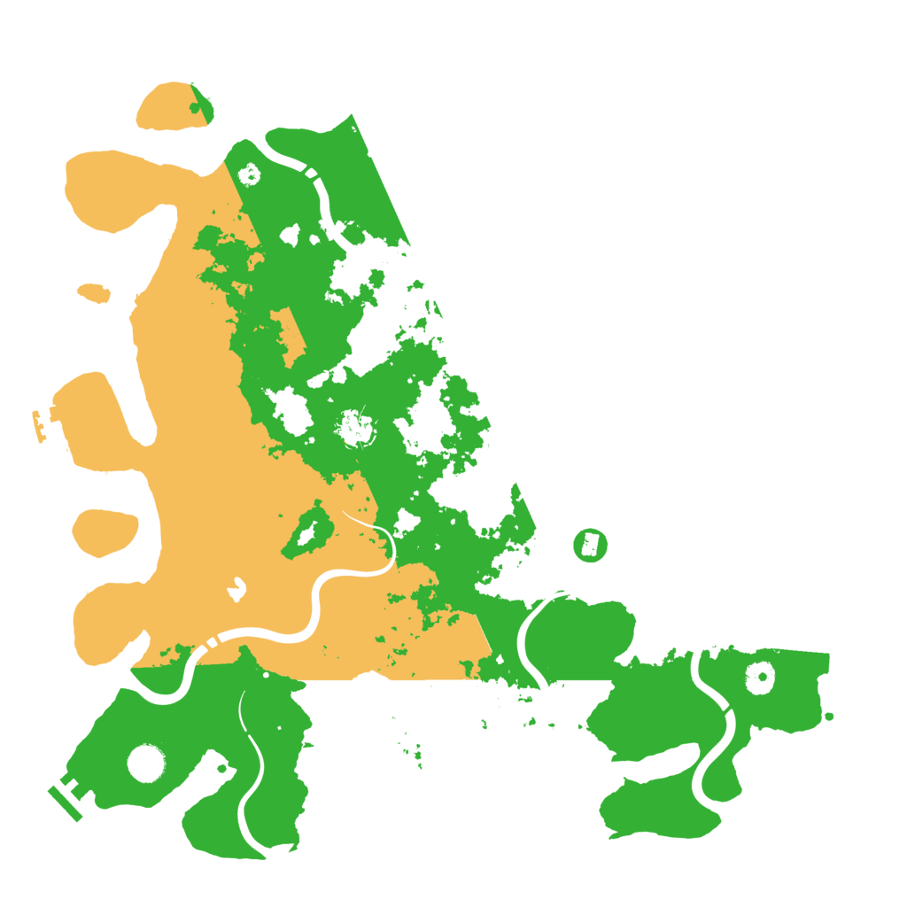 Biome Rust Map: Procedural Map, Size: 4260, Seed: 40000