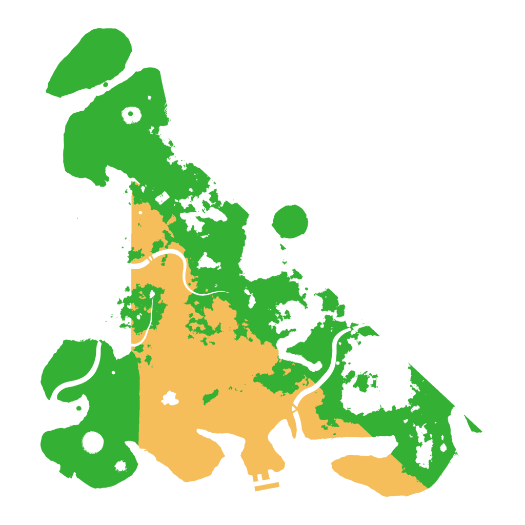 Biome Rust Map: Procedural Map, Size: 4300, Seed: 19734682