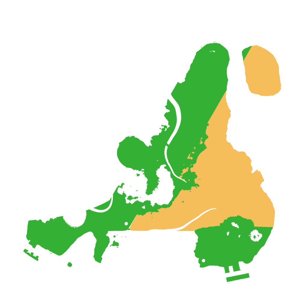 Biome Rust Map: Procedural Map, Size: 2700, Seed: 467568